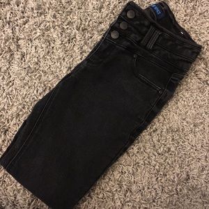 Black High-Waisted Jeans Blue Spice